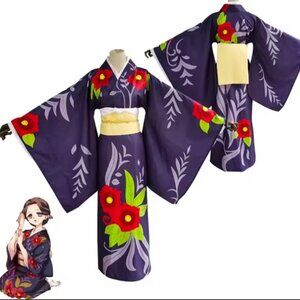 Lady tamayo cosplay kimono with wig
